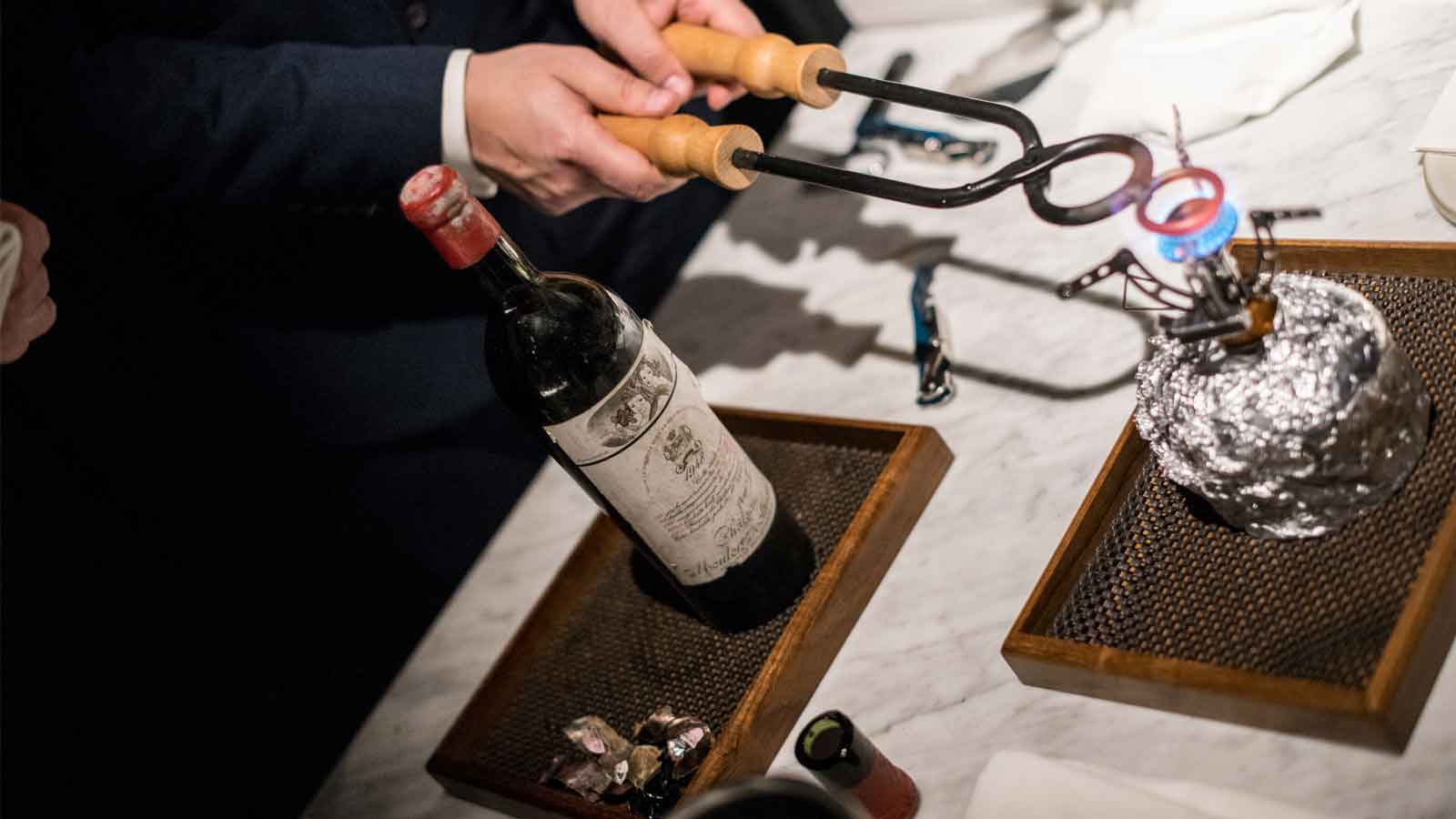 Old and rare Bordeaux vintages dinner 