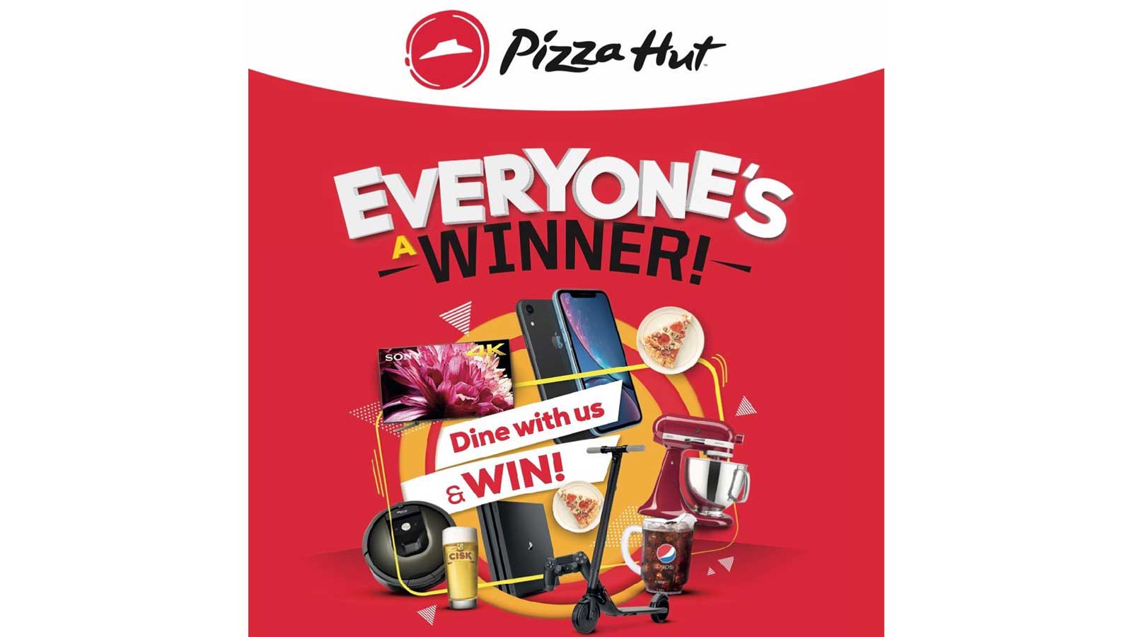 ‘Everyone’s a winner’ campaign back at Pizza Hut 