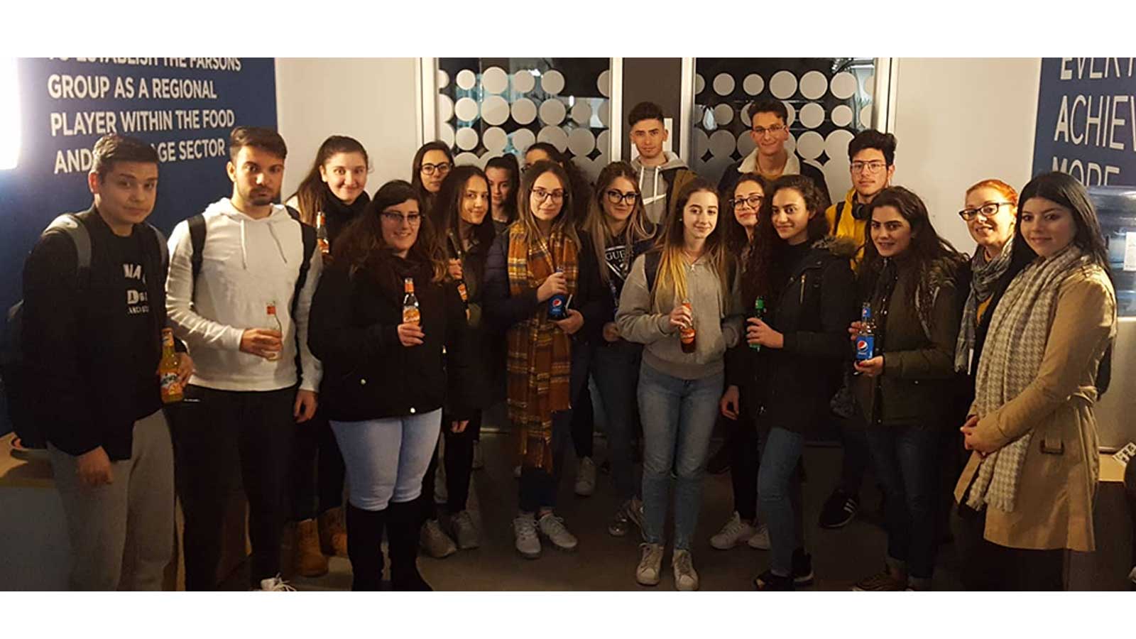 Junior College students visit Farsons Brewery 