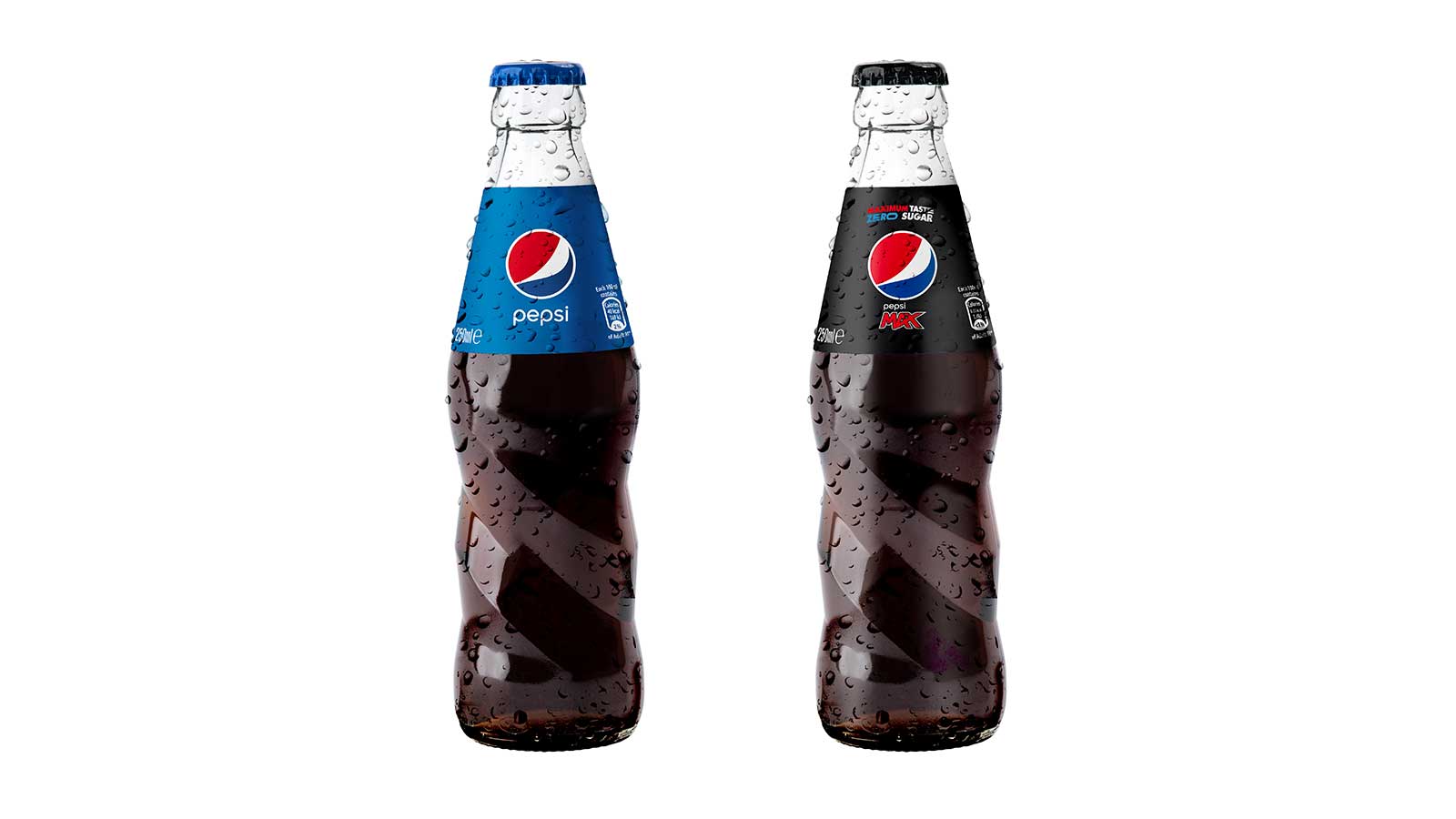 PepsiCo brands now available in new striking refillable glass bottle  