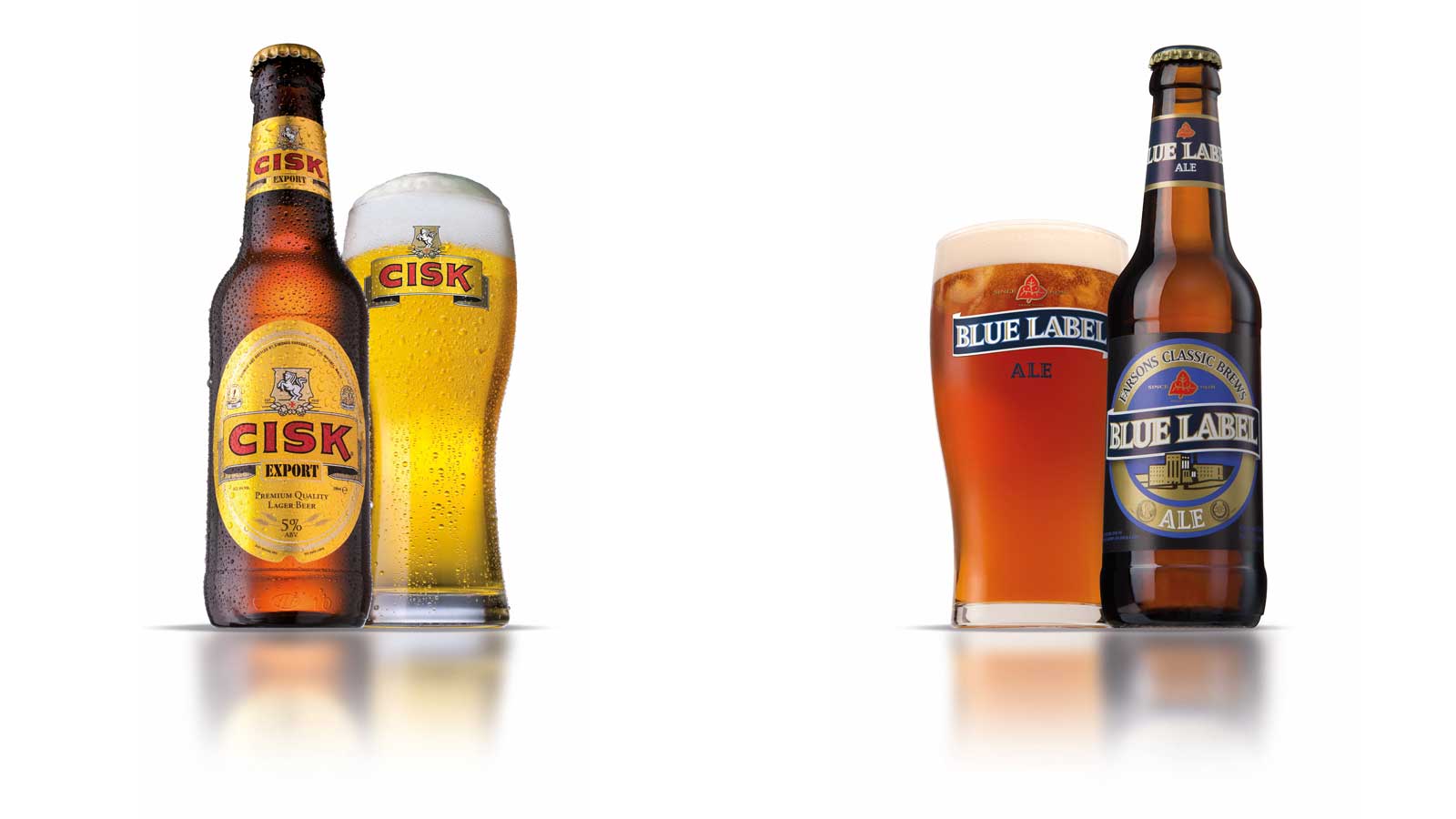 Cisk Export Premium Lager and Blue Label Ale awarded at the Brussels Beer Challenge 2015 