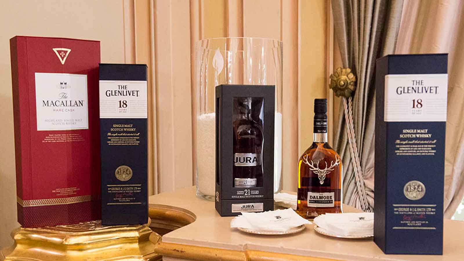 Premium Single Malts at Palazzo Parisio 