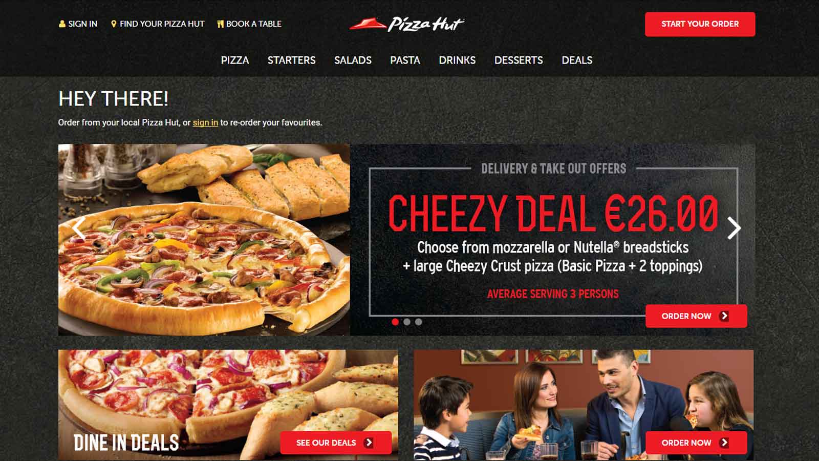 Pizza Hut Malta launches new website 