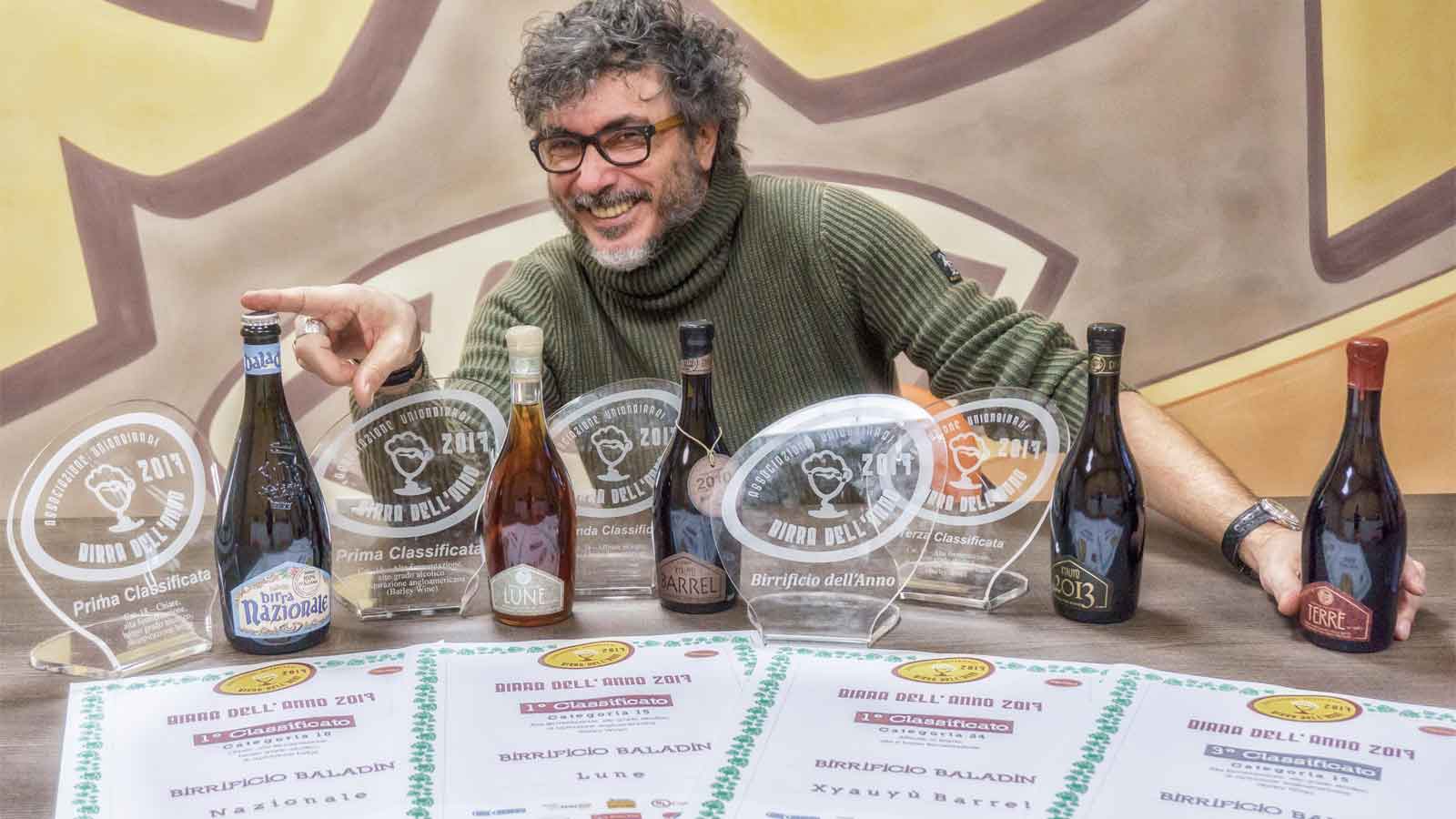 Baladin voted Brewery of the Year 2017 by Unionbirrai 