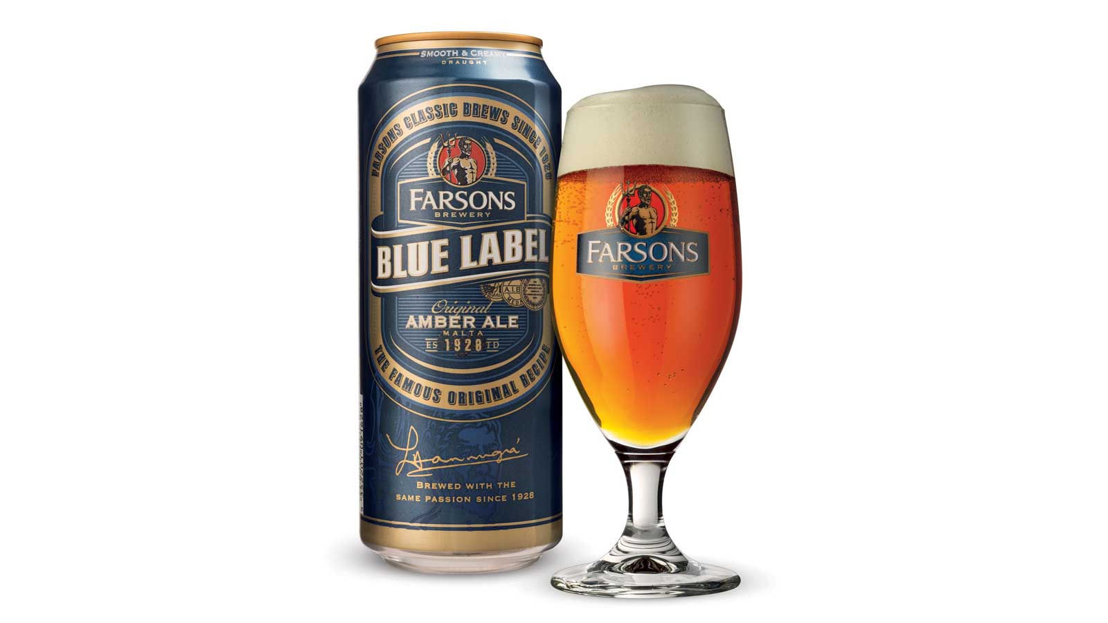 Draught in a can - Blue Label Smooth & Creamy may now be enjoyed from the comfort of your home