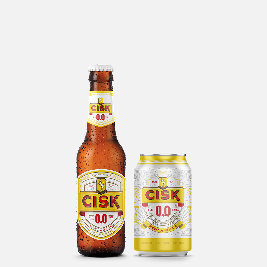 CISK 0.0 Alcohol-Free Lager Beer