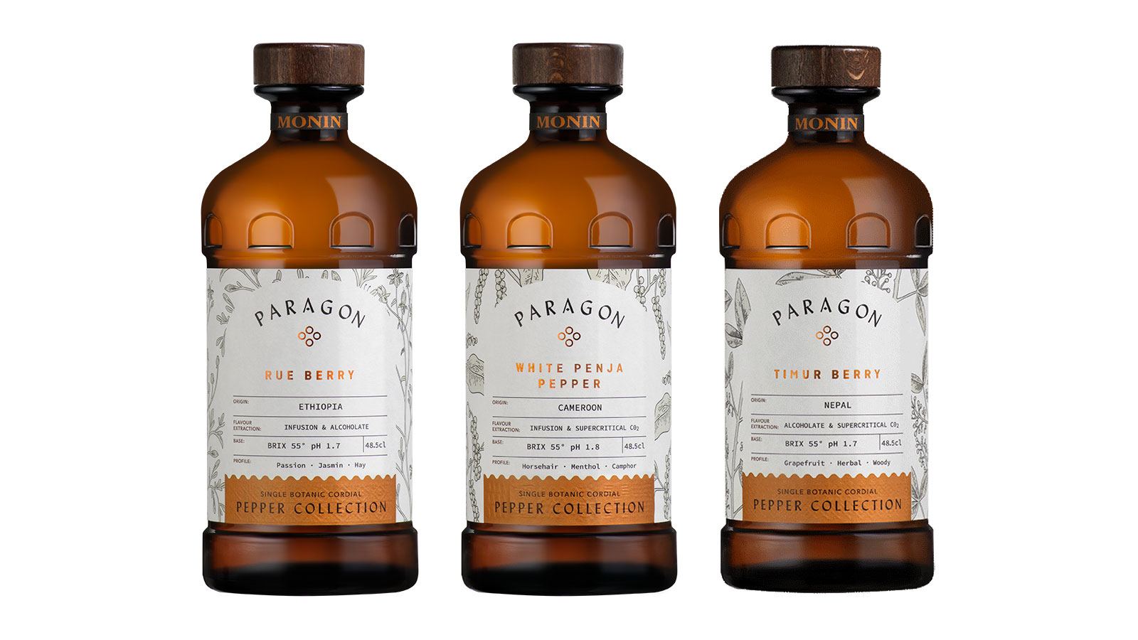 Paragon, a new range of single botanical cordials for bartenders now available in Malta  