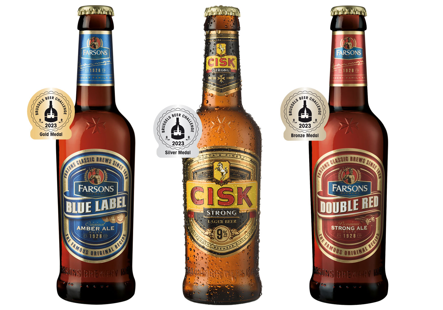 Prestigious awards for Farsons Beers at Brussels Beer Challenge 