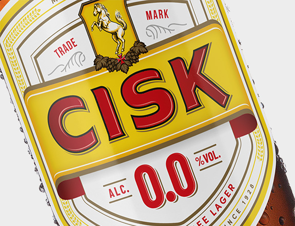 CISK 0.0 Alcohol-Free Lager Beer