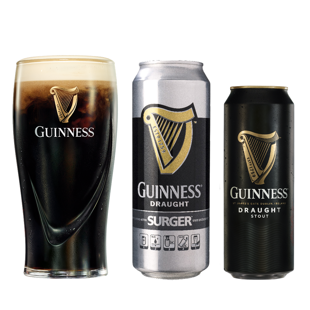 Guinness's containers